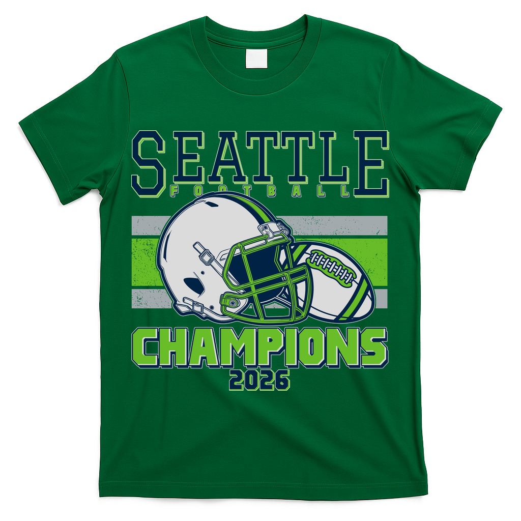 Seattle Football Champions 2026 T-Shirt