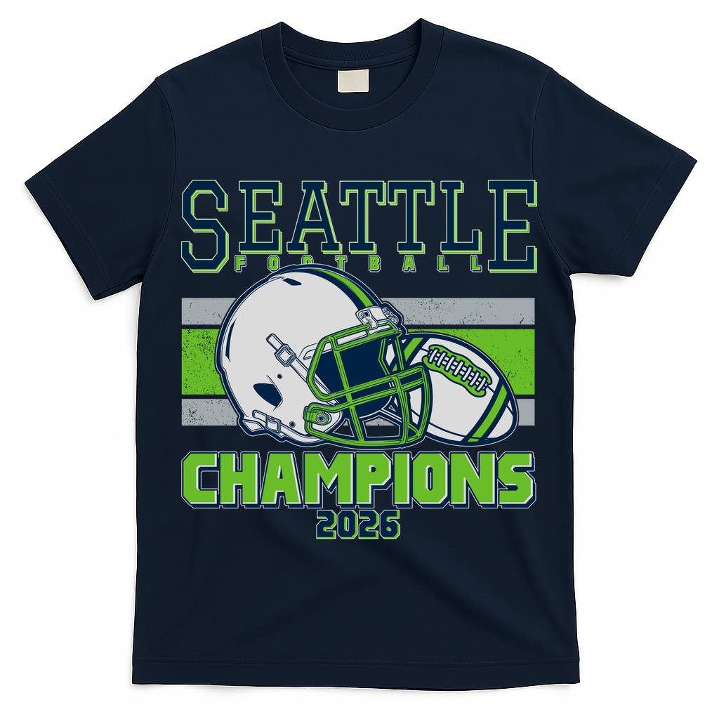 Seattle Football Champions 2026 T-Shirt