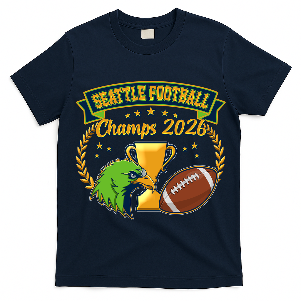 Seattle Football Champs 2026 T-Shirt
