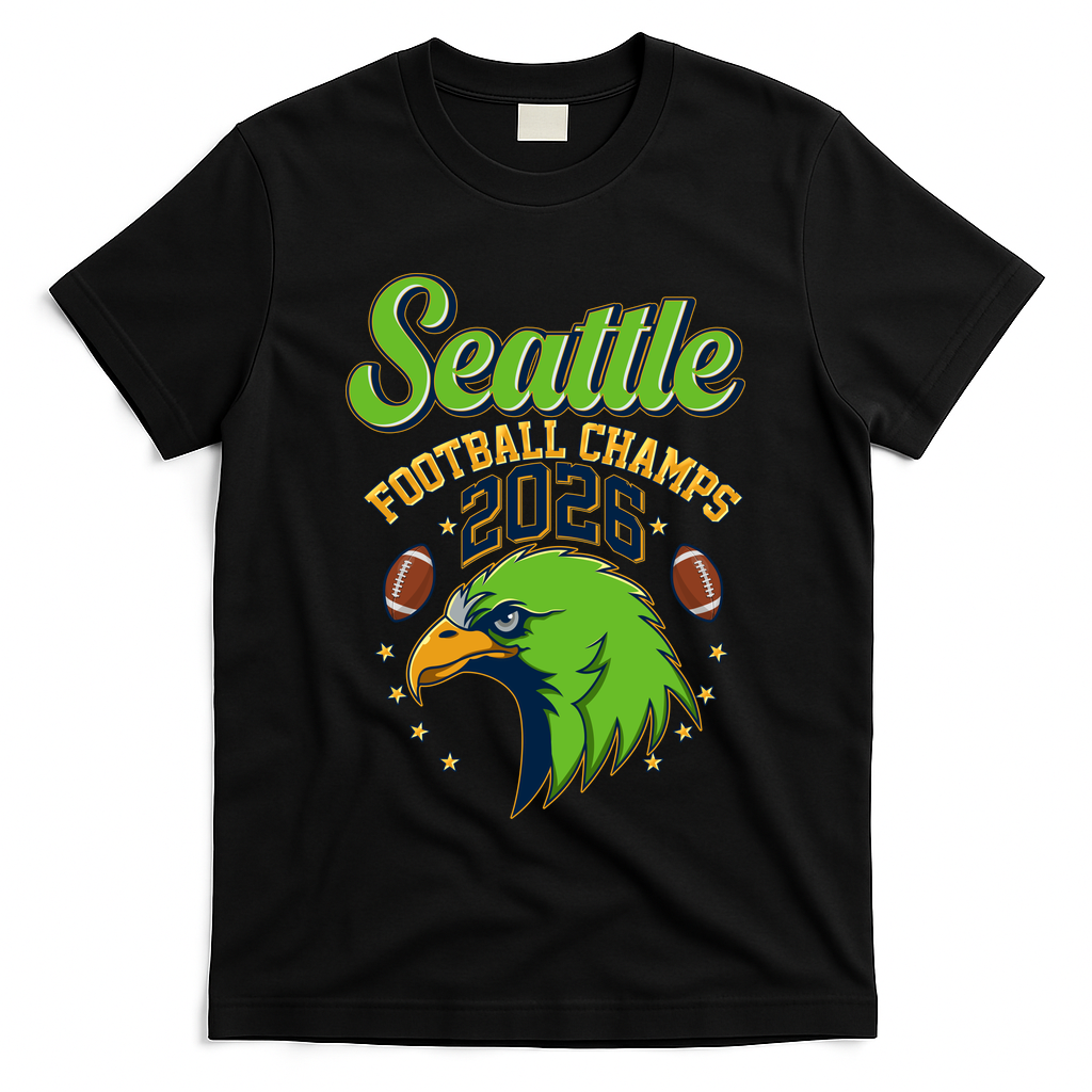 Seattle Football Champs 2026 T-Shirt