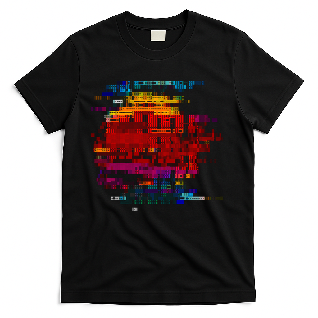 sunset fusion dithered version - Black