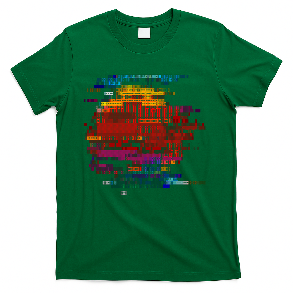 sunset fusion dithered version - Green