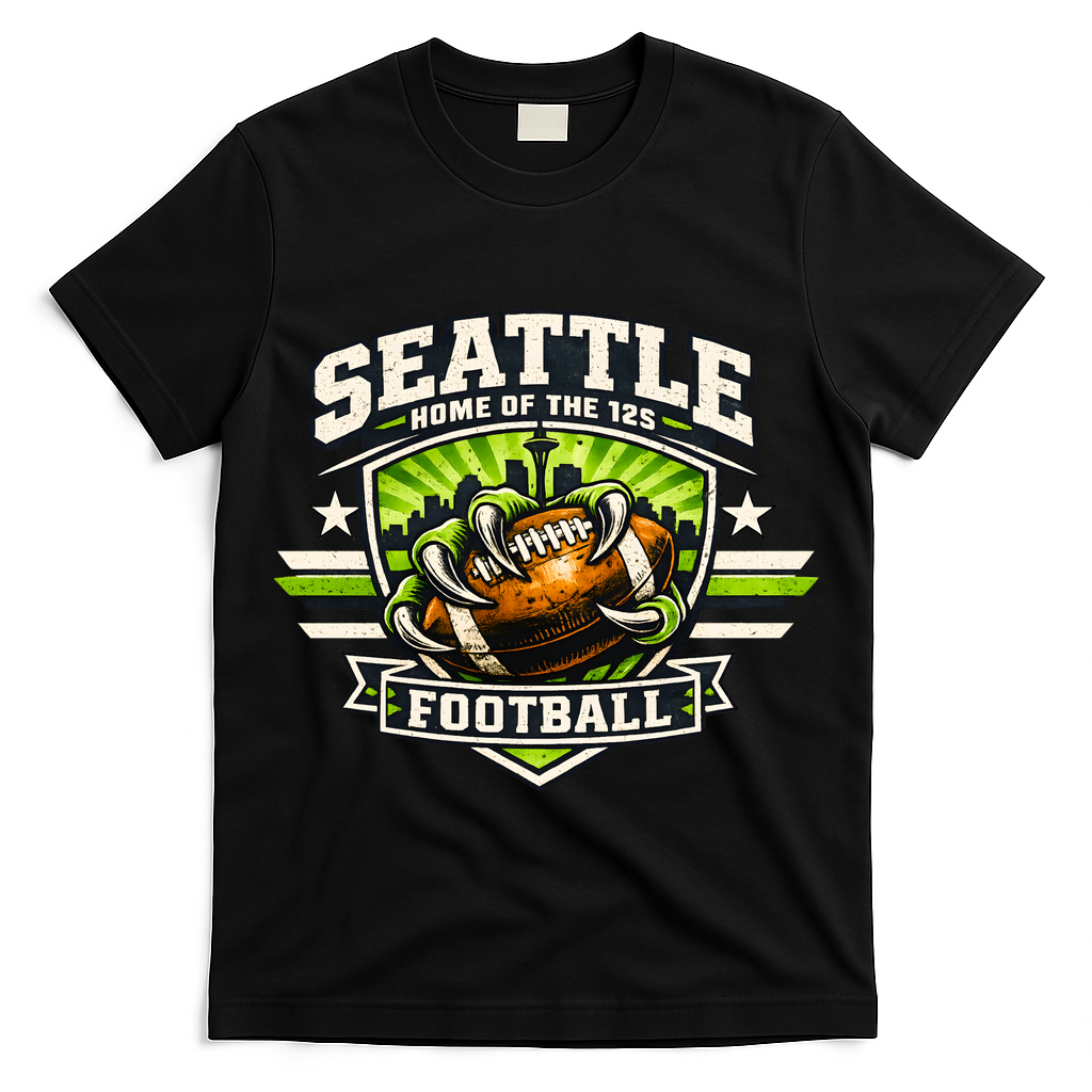 Seattle Football Home Of The 12s T-Shirt