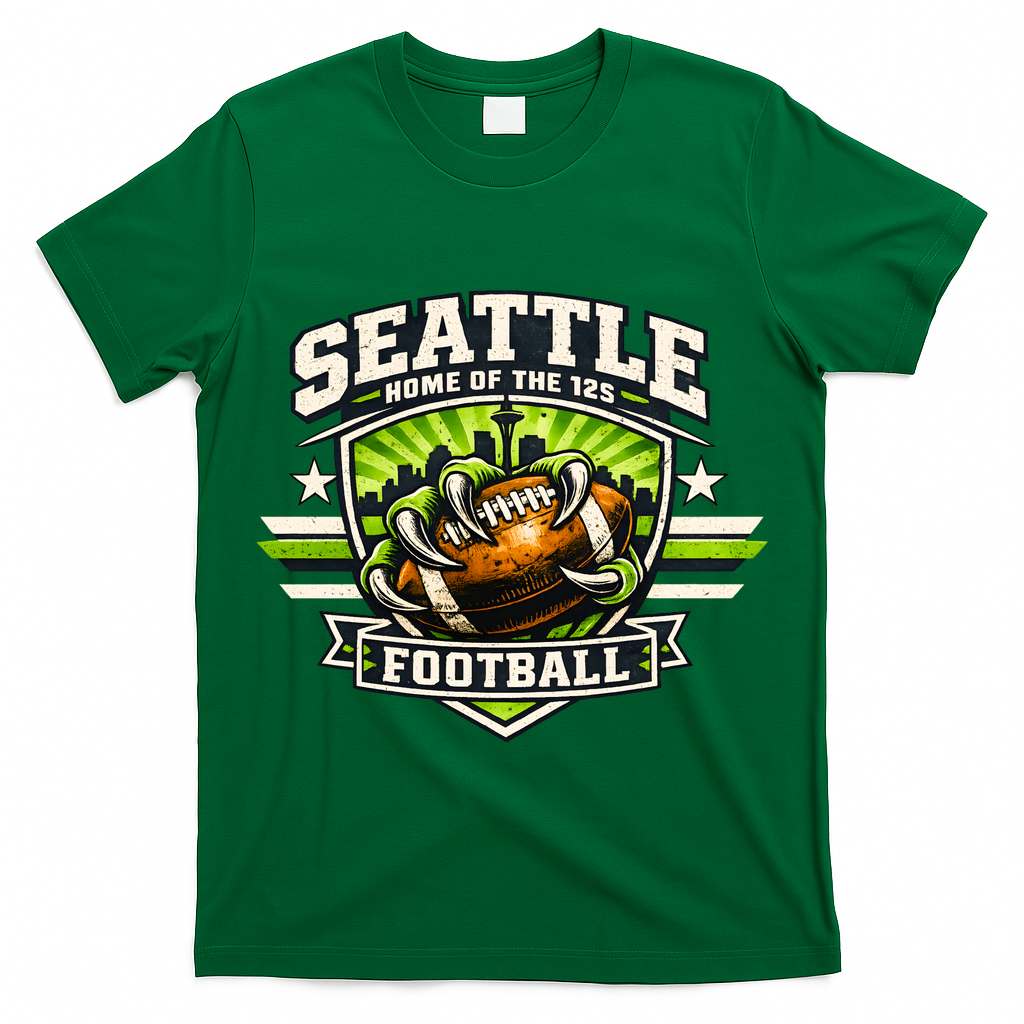 Seattle Football Home Of The 12s T-Shirt