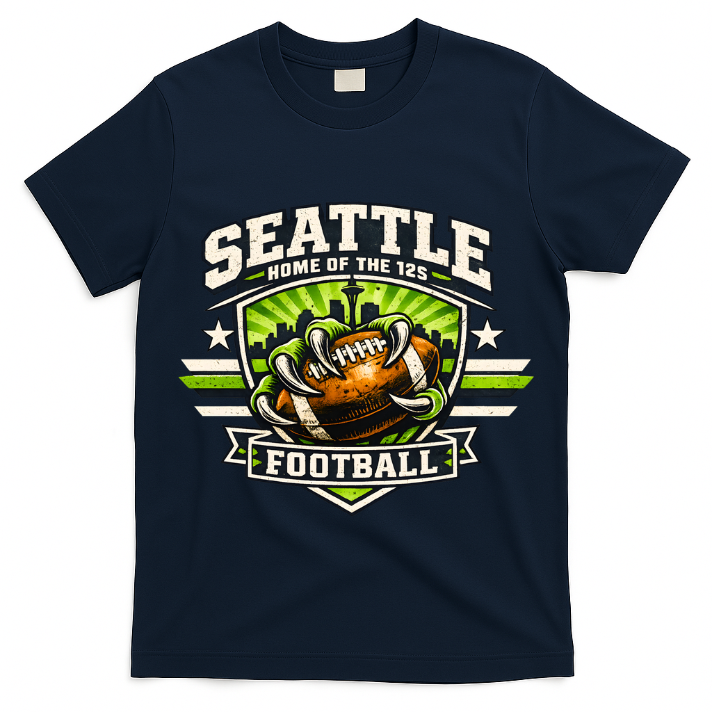 Seattle Football Home Of The 12s T-Shirt