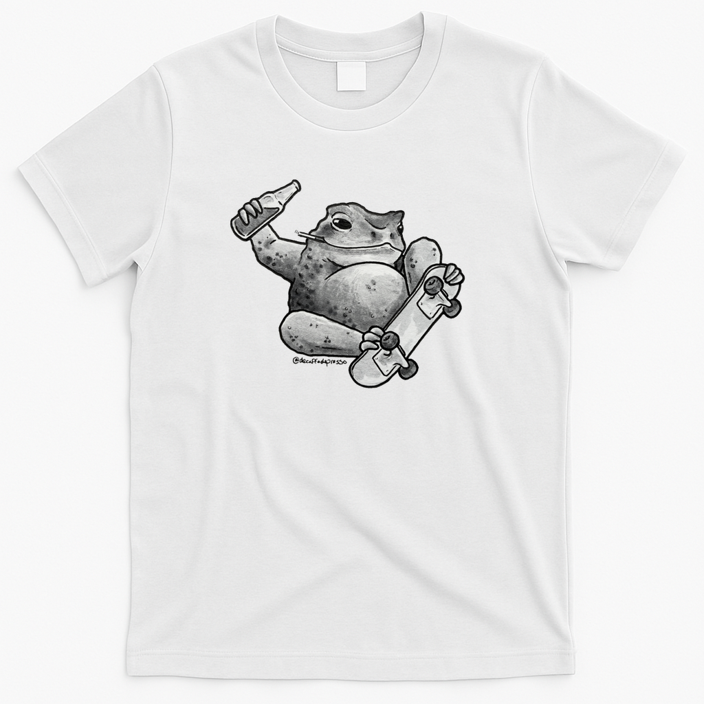 Skater frog - White