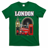 Souvenir From London Travel Vacation Gift T-Shirt - Irish Green