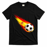Spain Flag Pride Heritage Soccer Fan T-Shirt - Black