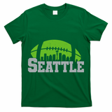 Seahawks Football Seattle Skyline T-Shirt