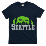 Seahawks Football Seattle Skyline T-Shirt