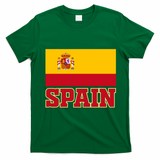 Spain Flag Spanish Soccer Fans T-Shirt - Irish Green