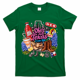 Shes From Texas I Can Tell State Pride T-Shirt - Green