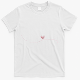Subtle Fk Trump Morse Code Heart Antimaga Feminist Rights T-Shirt - White