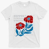 Support Federal Workers  Anti Trump . T-Shirt - White