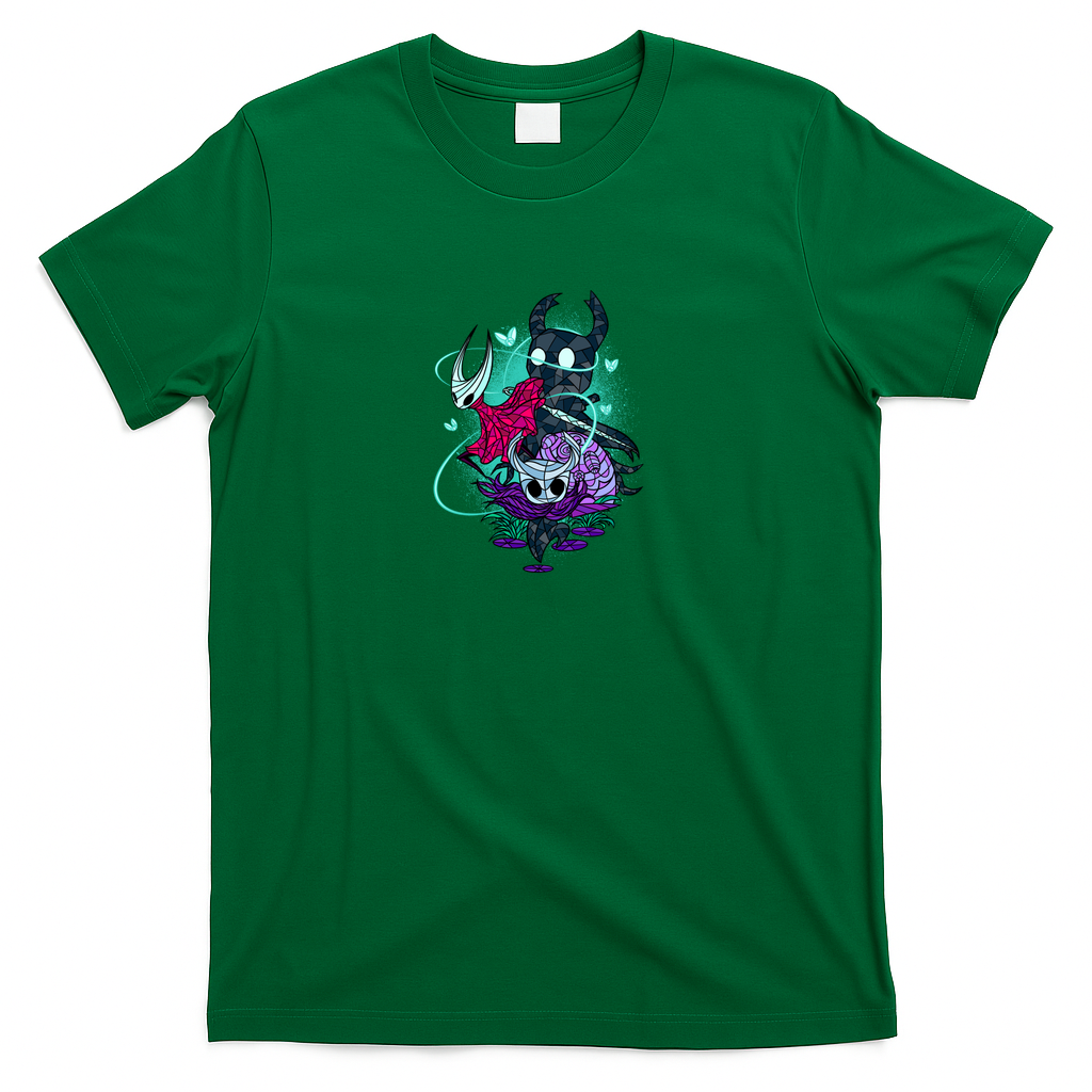 Stained Glass Bug Warriors Fantasy - Green