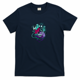 Stained Glass Bug Warriors Fantasy - Navy