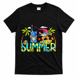 Summer Gnomes Beach T-Shirt - Black