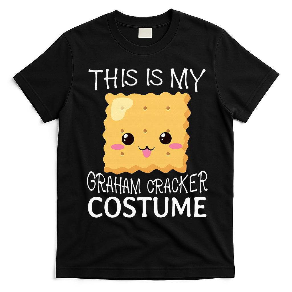 Smores Graham Cracker Camping Halloween Group Costume T-Shirt - Black