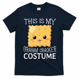 Smores Graham Cracker Camping Halloween Group Costume T-Shirt - Navy Blue