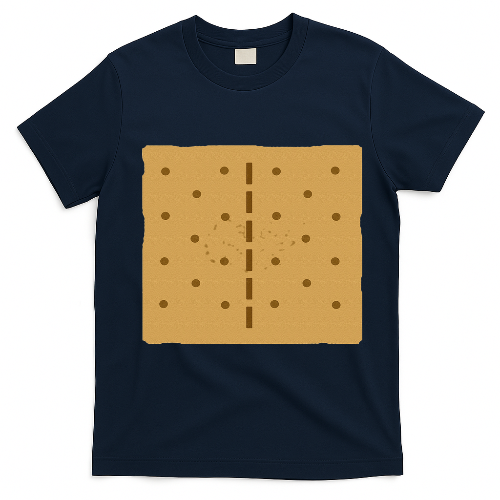 Smores Graham Cracker Group Halloween Costume T-Shirt - Navy Blue