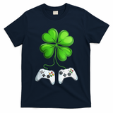 Shamrock Gaming Controllers St Patrick’S Day Fun Gift T-Shirt