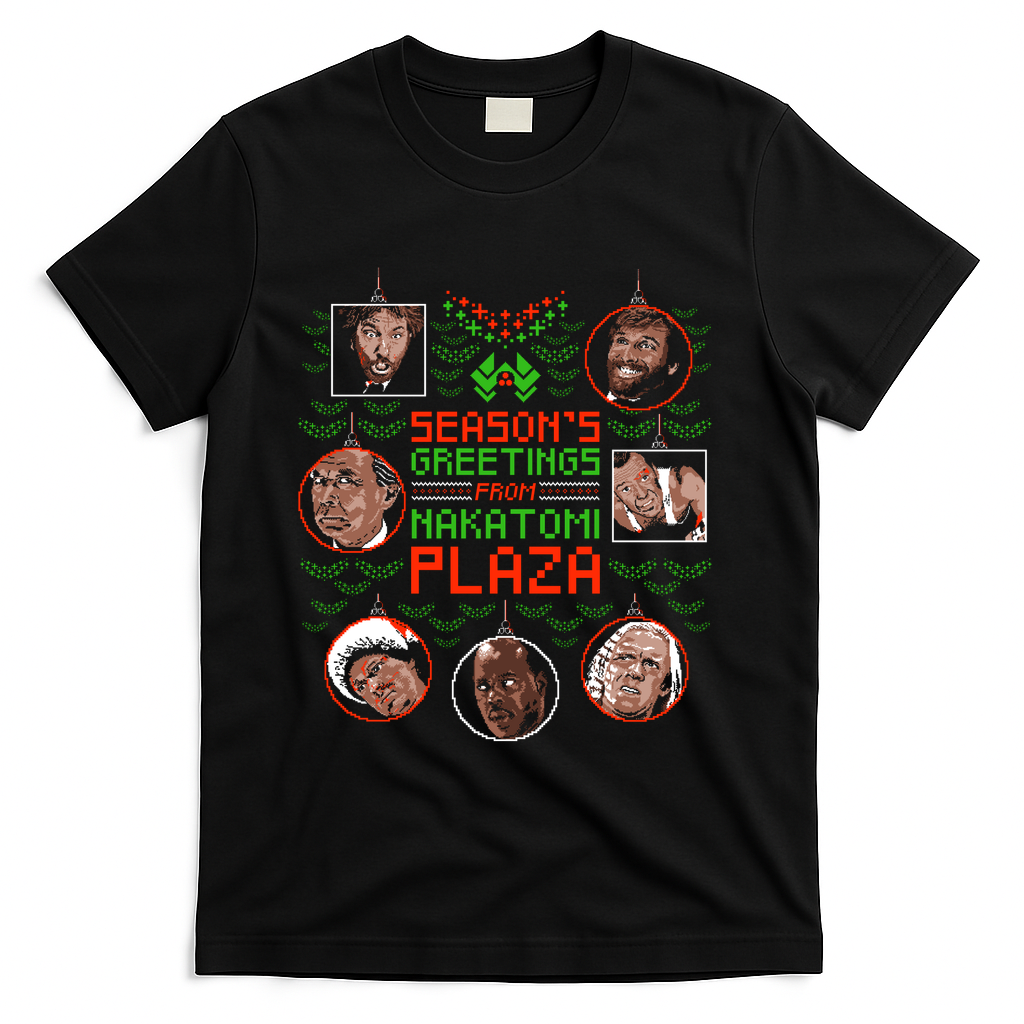 Seasons Greetings from Nakatomi Plaza - Black