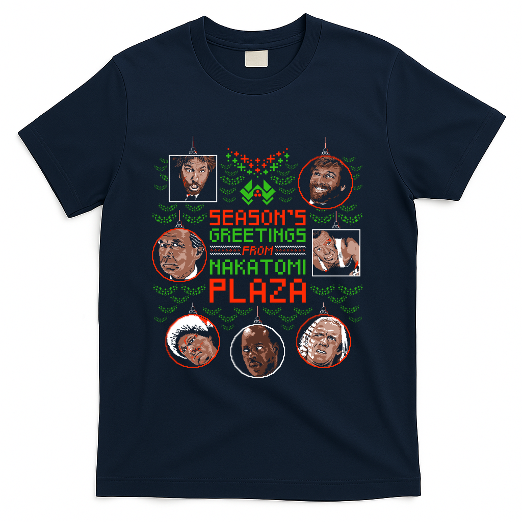 Seasons Greetings from Nakatomi Plaza - Navy