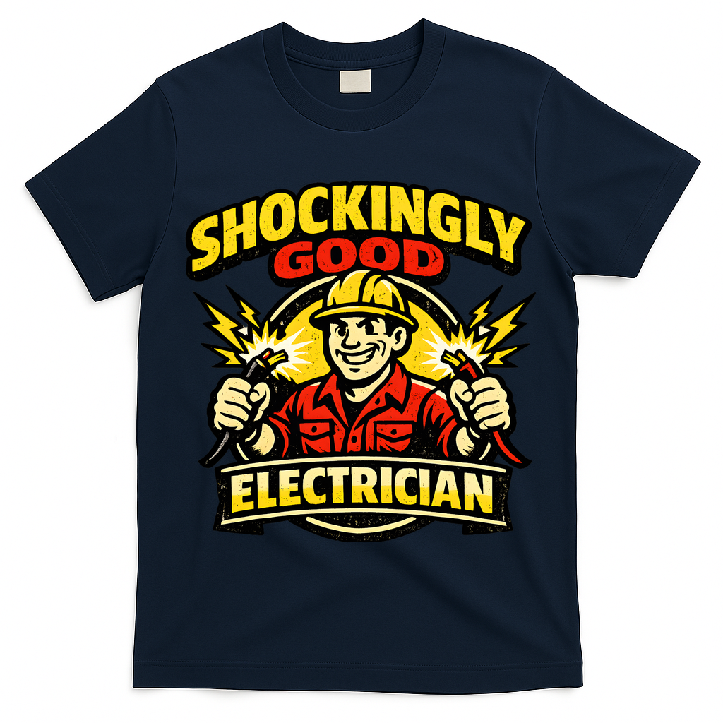 Shockingly Good Master Electrician Humor T-Shirt
