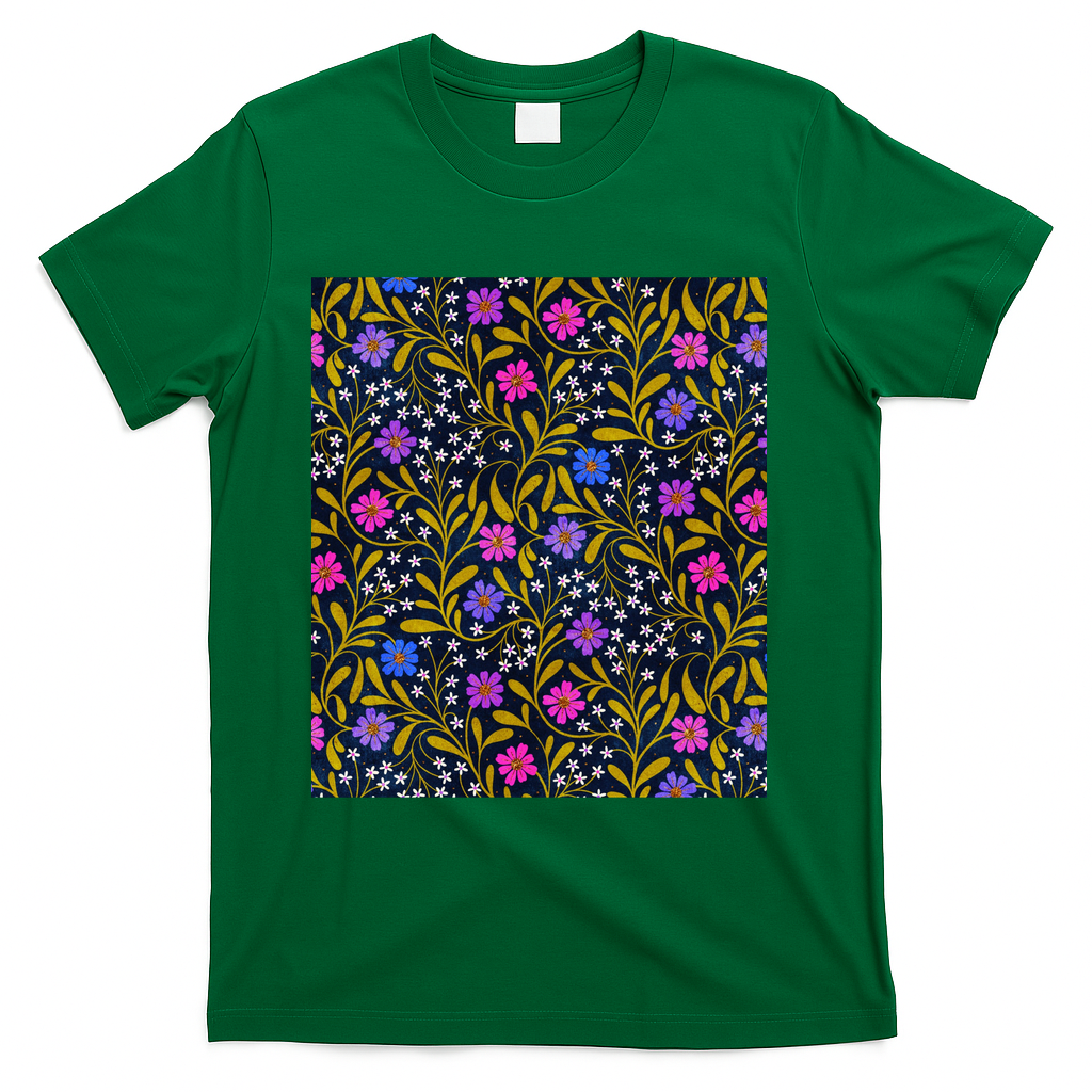 Starlit Garden - Green