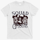 Squad Ghouls Witches Halloween Festive T-Shirt - White