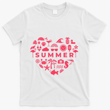 Summer Heart T-Shirt - White