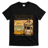 Stars Hollow Autumn Festival Food Friends Festivities T-Shirt - Black