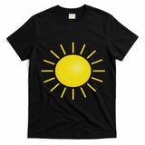 Sun Halloween Costume Funny Halloween T-Shirt - Black