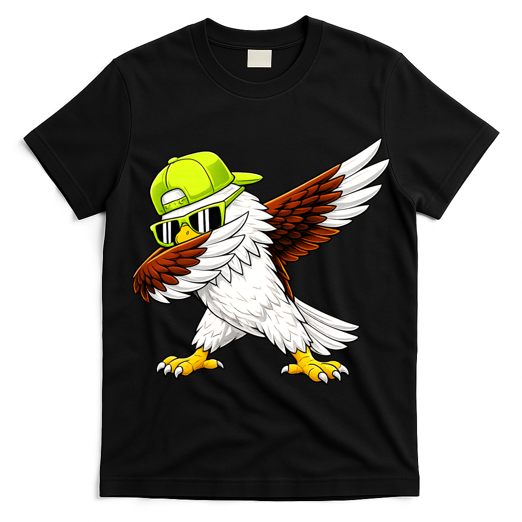 Sea Hawk Dabbing Bird Football Fan T-Shirt