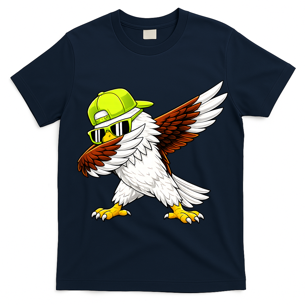 Sea Hawk Dabbing Bird Football Fan T-Shirt