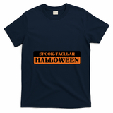 Spooktacular Halloween Festive T-Shirt - Navy Blue