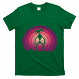Siren Head Lazy Halloween Costume Retro Cryptid Creepy T-Shirt - Irish Green