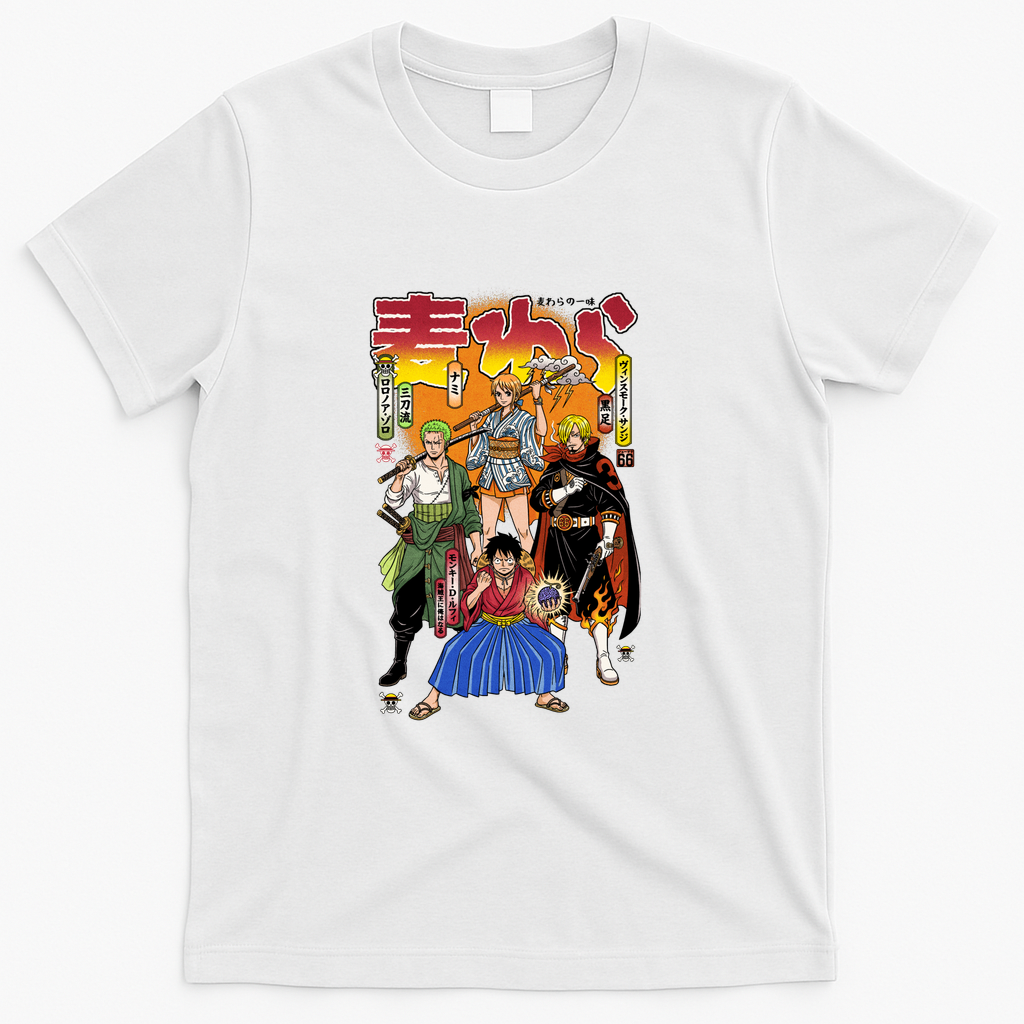 Straw Hat Pirates - White
