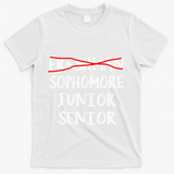 Sophomore High School Freshman College Freshman Graduation T-Shirt - White