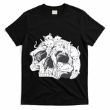 Skull Head With Cats T-Shirt
