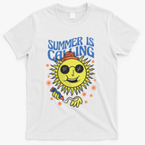 Summer Is Calling T-Shirt - White