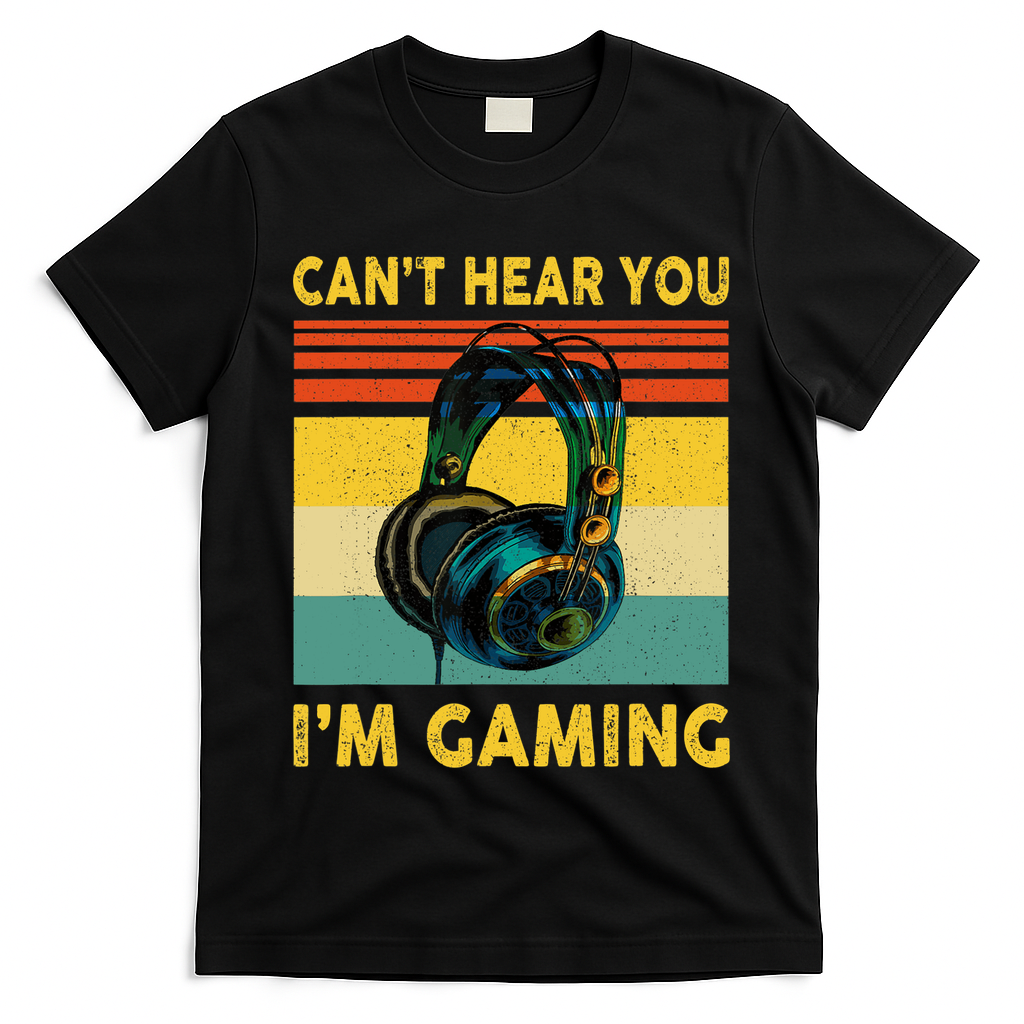 Sorry I Can't Hear You I'm Gaming Retro Gamer Gifts Boys T-Shirt