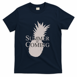 Summer Is Coming Pineapple T-Shirt - Navy