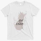 Summer Is Coming Pineapple T-Shirt - White