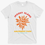 Spooky Island Est 2002 Amusement Park Island Resort T-Shirt - White
