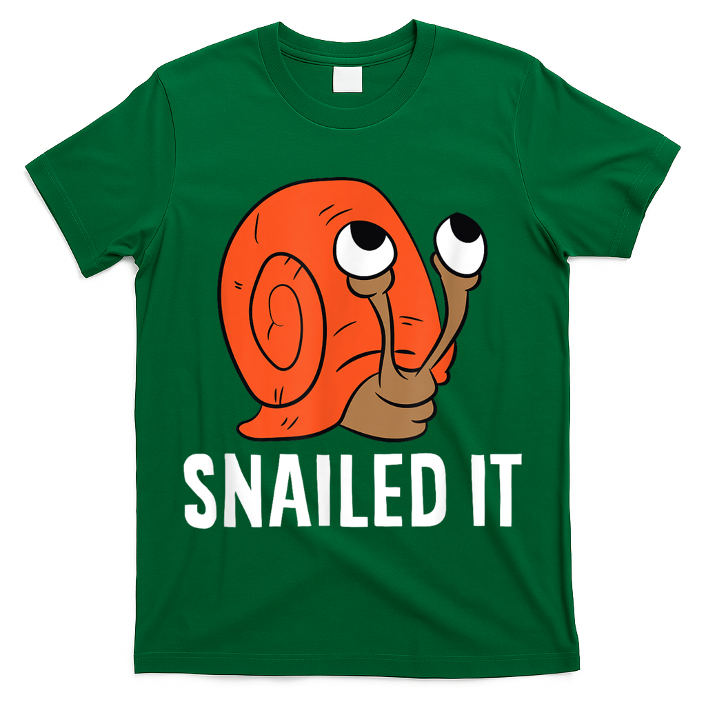 Snailed It Funny Snail T-Shirt