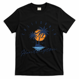 Summer In Huntington Beach Californa T-Shirt - Black