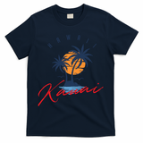 Summer In Kauai Beach Hawaii T-Shirt - Navy