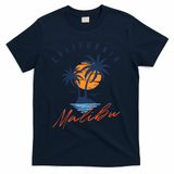 Summer In Malibu Beach T-Shirt - Navy