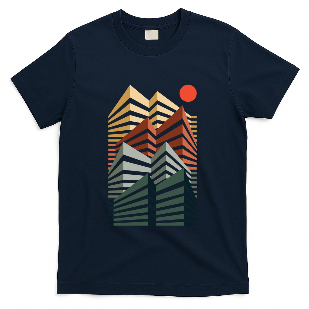 Sunset in the city - Navy